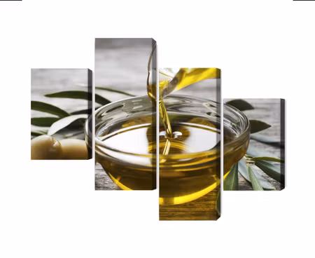 Canvastavla - Multipart Olive Oil