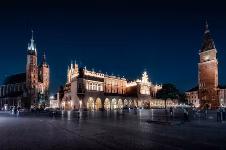 Canvastavla - Multipart Krakow Amp S Cloth Hall