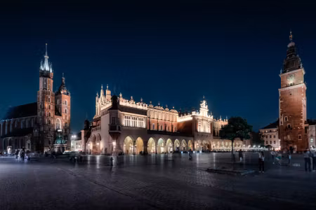 Canvastavla - Multipart Krakow Amp S Cloth Hall