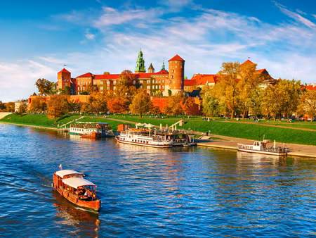 Canvastavla - Multipart Wawel Castle in Krakow