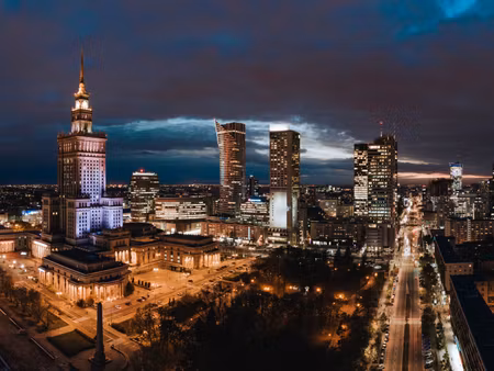 Canvastavla - Multipart Panorama of the Center of