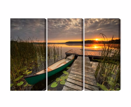 Canvastavla - Multipart Summer Sunrise