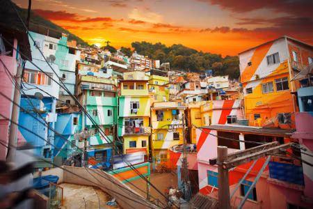 Canvastavla - Multipart Rio De Janeiro City