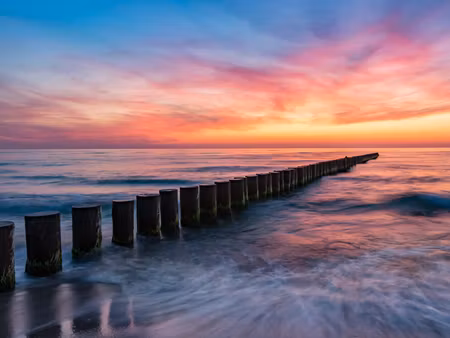 Canvastavla - Multipart the Baltic Sea with