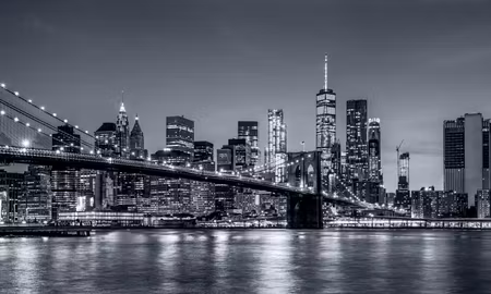 Canvastavla - Multipart Panorama of New York At