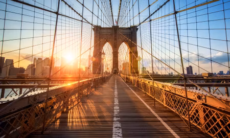 Canvastavla - Multipart Brooklyn Bridge in New