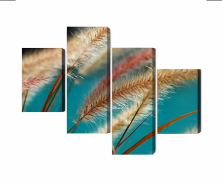 Canvastavla - Multipart Plants on a Macro Scale
