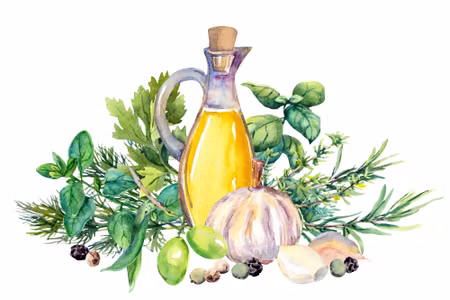 Canvastavla - Oil with Herbs and Spices