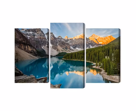 Canvastavla - Multipart Canadian Moraine Lake D