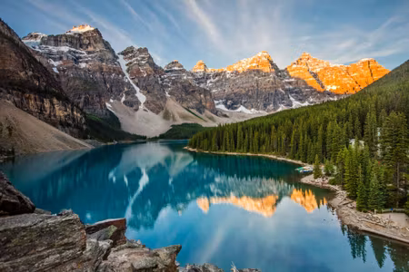 Canvastavla - Multipart Canadian Moraine Lake D