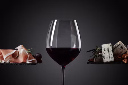 Canvastavla - Multipart a Glass of Red Wine