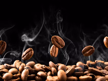 Canvastavla - Multipart Hot Coffee Beans