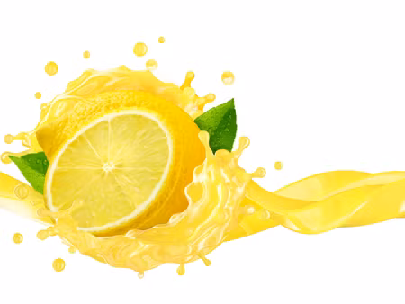 Canvastavla - Multipart Fresh Lemon Juice