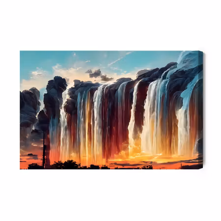 Canvastavla - Time Lapse Photography of