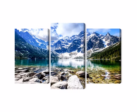Canvastavla - Multipart Lake Morskie Oko D