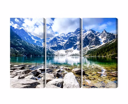 Canvastavla - Multipart Lake Morskie Oko D