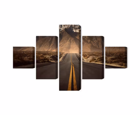 Canvastavla - Multipart Road to the Mountains D