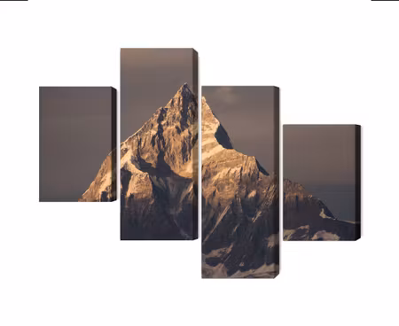 Canvastavla - Multipart Himalayan Peak in Nepal