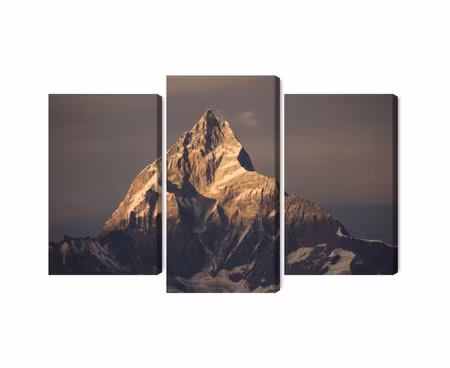 Canvastavla - Multipart Himalayan Peak in Nepal