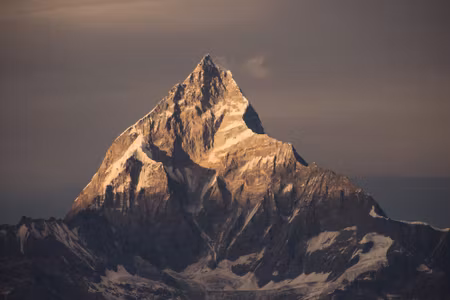 Canvastavla - Multipart Himalayan Peak in Nepal