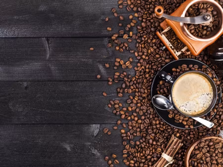 Canvastavla - Black Cup of Coffee