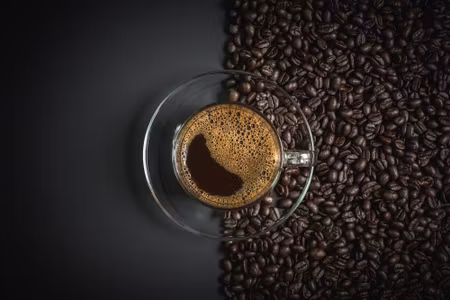 Canvastavla - A Glass of Espresso