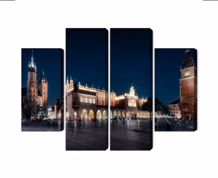Canvastavla - Multipart Krakow Amp S Cloth Hall