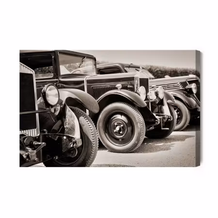 Canvastavla - Antique Vintage Cars