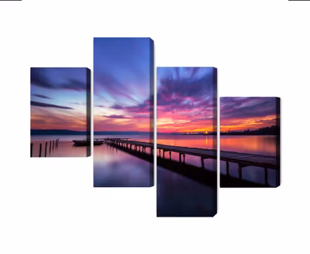 Canvastavla - Multipart Great Sunset