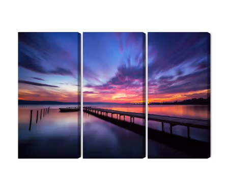 Canvastavla - Multipart Great Sunset