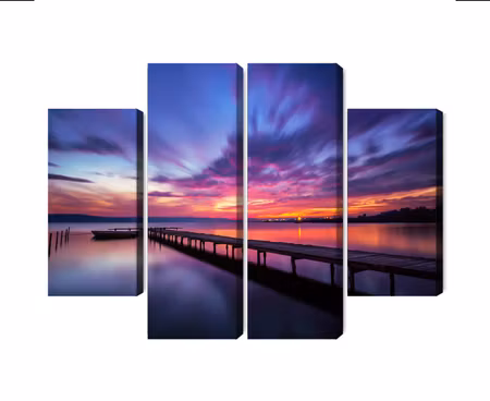 Canvastavla - Multipart Great Sunset