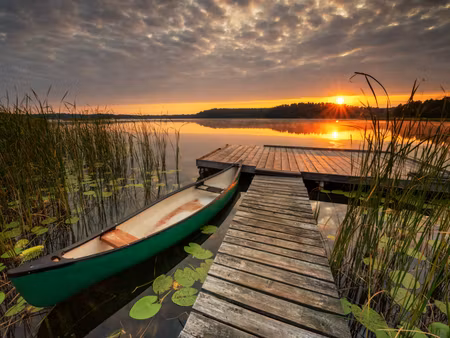 Canvastavla - Multipart Summer Sunrise