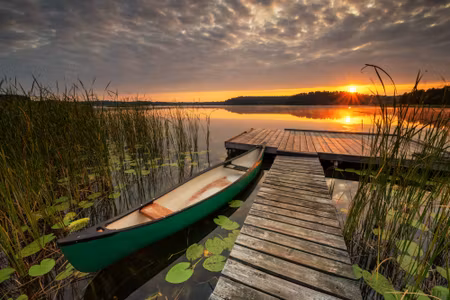 Canvastavla - Multipart Summer Sunrise