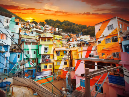 Canvastavla - Multipart Rio De Janeiro City