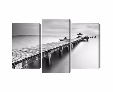 Canvastavla - Multipart Wooden Pier