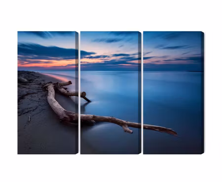 Canvastavla - Multipart the Sea Landscape At