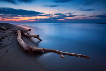 Canvastavla - Multipart the Sea Landscape At