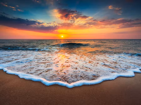 Canvastavla - Multipart Sunset on the Sea D