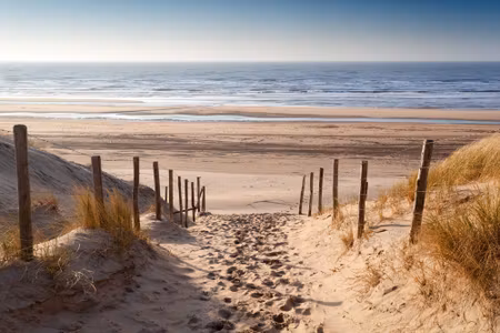 Canvastavla - Multipart Sandy Path to the North