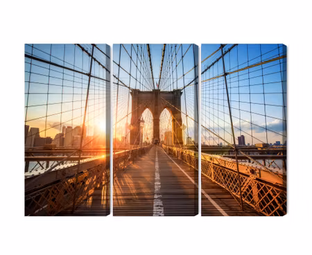 Canvastavla - Multipart Brooklyn Bridge in New