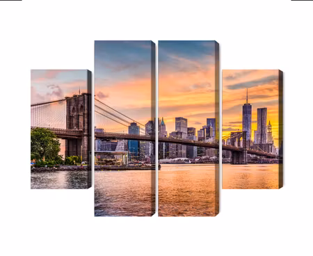 Canvastavla - Multipart New York City Panoramic