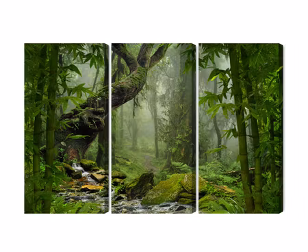 Canvastavla - Multipart the Green of the Rain