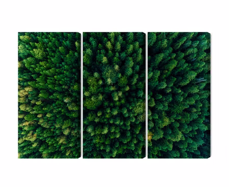 Canvastavla - Multipart Aerial View of the Green