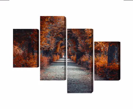 Canvastavla - Multipart a Path Deep Into the