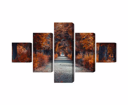Canvastavla - Multipart a Path Deep Into the