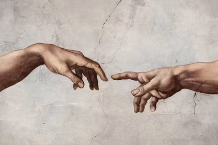 Canvastavla - The Creation of Adam