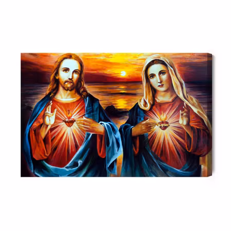 Canvastavla - Mother of God with Jesus