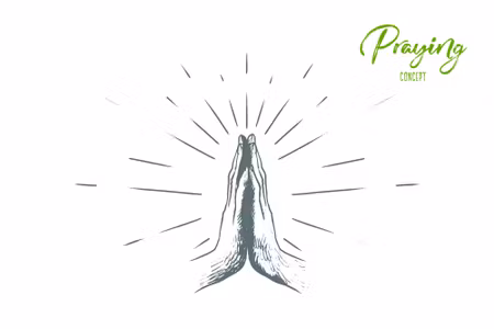 Canvastavla - Prayer to God
