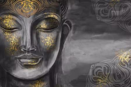 Canvastavla - Bodhisattva