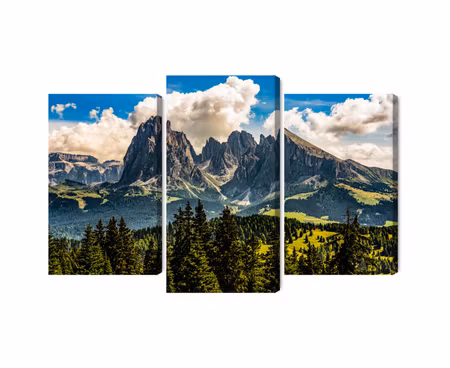 Canvastavla - Multipart View of the Italian